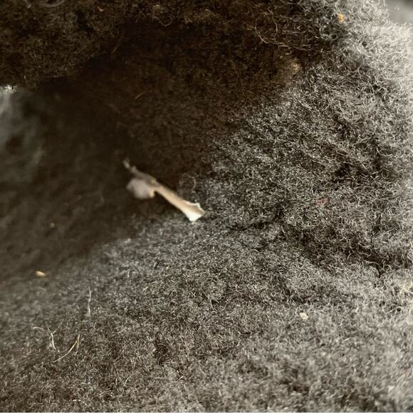 UGG Fluffita Platform Sheepskin Slipper Black Size 9/9.5 Lounge Travel Fuzzy - Picture 10 of 11